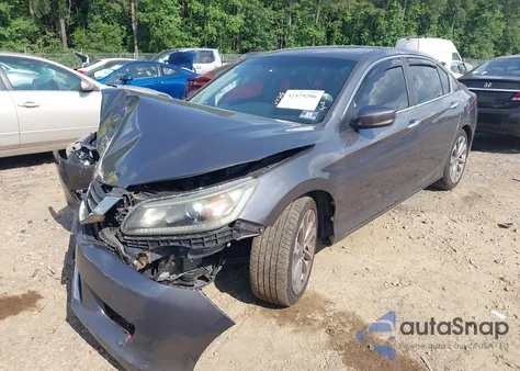 2013 Honda Accord Sport из США, поврежденный, VIN 1HGCR2F51DA082694